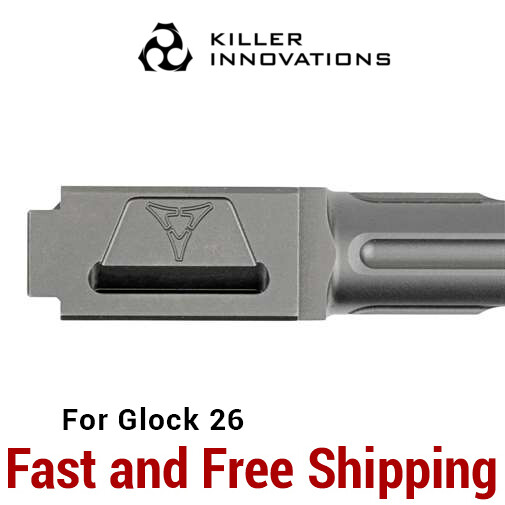 Killer Innovations Velocity Fluted Match Barrel for Glock 26 MDC
