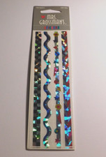 Mrs. Grossman's Lot 2 Strips Brand New Package Sparkle Lines Stickers HTF RARE