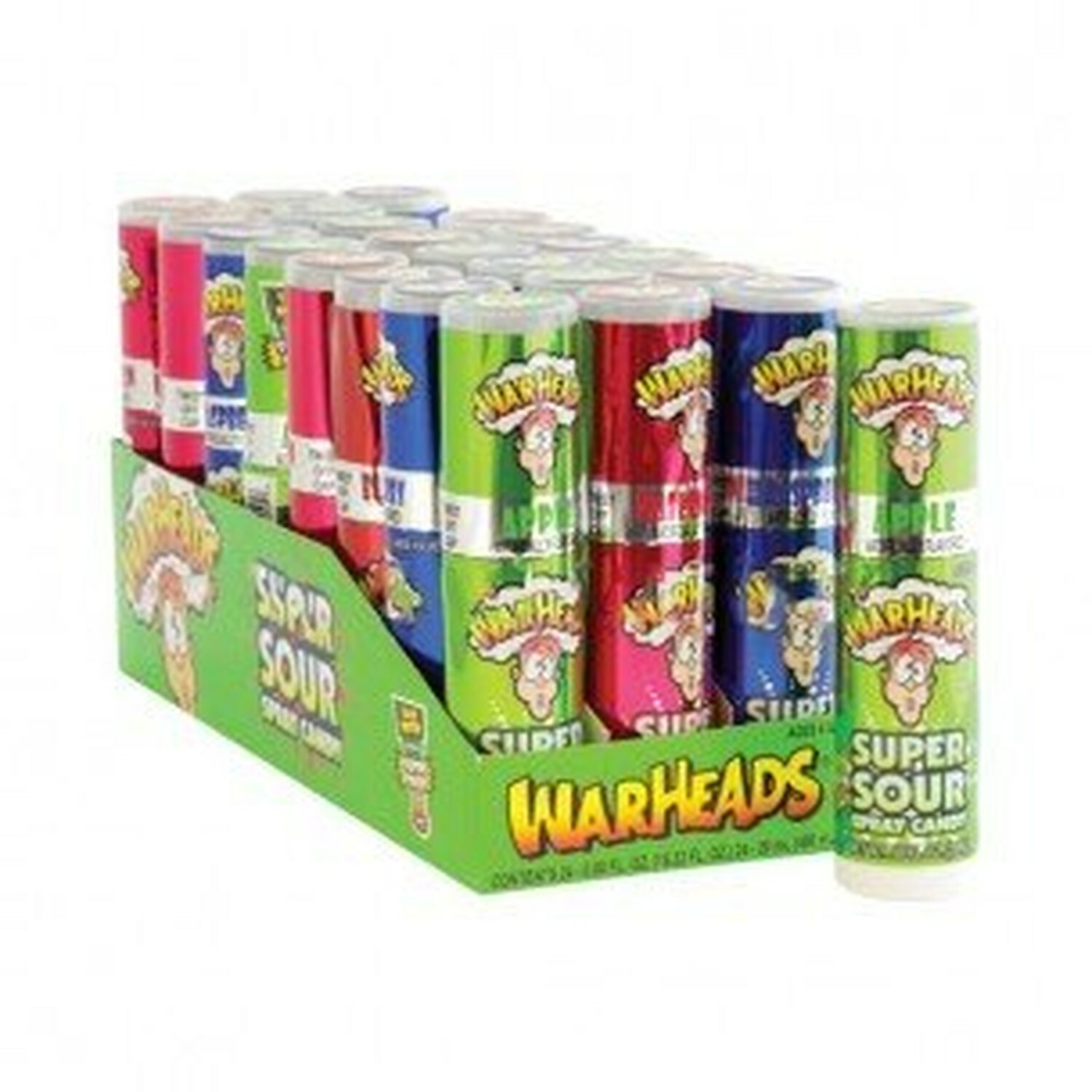 WARHEADS SOUR SPRAY CANDY 24 COUNT eBay