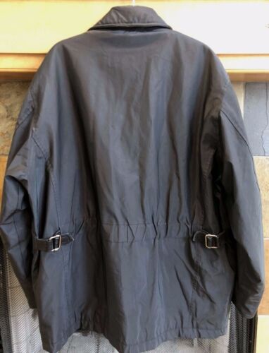 HUGO BOSS Men's Coat Winter Jacket Size 52 M/L Black Nylon Removable Wool Liner - Picture 3 of 12