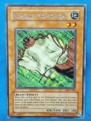 YuGiOh Cards - Nimble Momonga - MRL-086 - Near Mint!