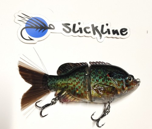 SLICKLINE 120 Jointed Sinking Sunfish Glide Bait Fishing Lure Bass Pike 11 Color - Picture 15 of 60