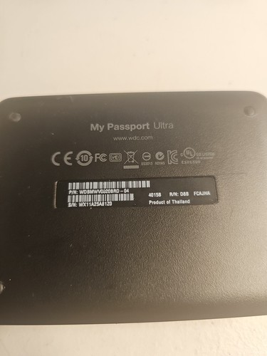 Western Digital WDBMWV0020BRD-04 My Passport Ultra 2TB - Picture 3 of 3