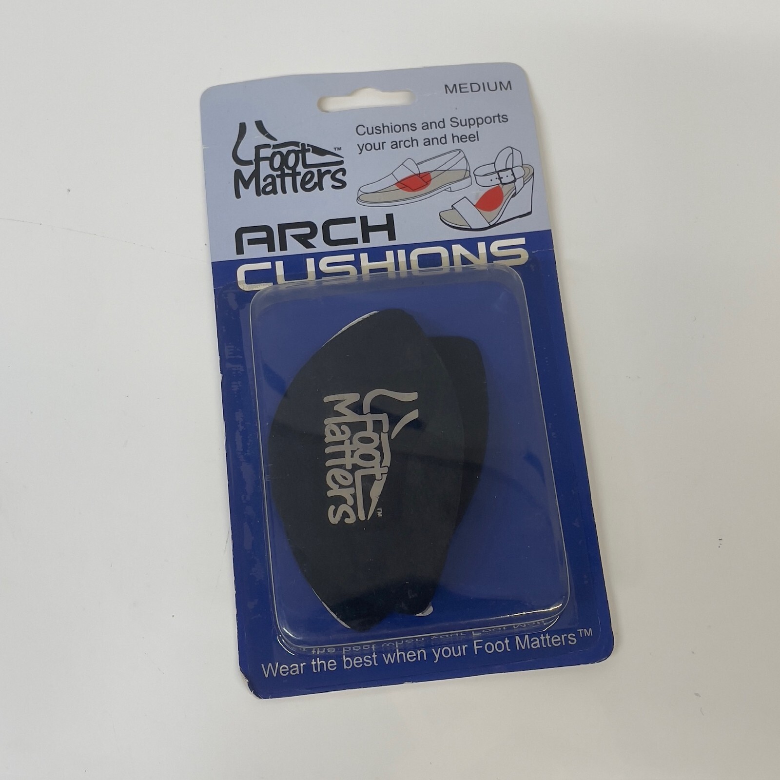 Foot Matters MEDIUM Arch Support Cushions Model 58402