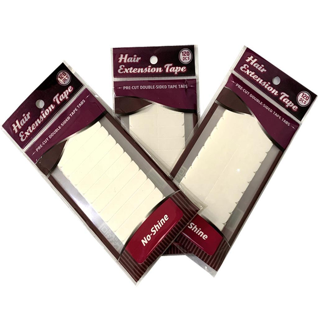 120pcs Doublesided Tape Hair Extensions Toupee Hairpiece eBay