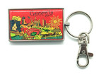 Vintage Georgia Sun Turner Field Bridge Capital Skyline Keyring Keychain — photo 1