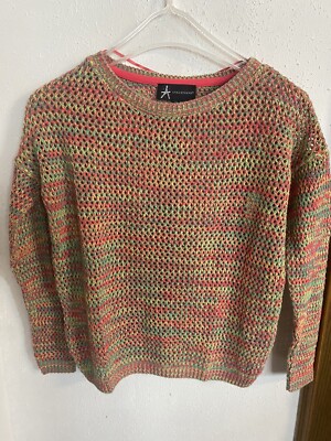 Atmosphere Primark Jumper Womens Multicoloured Knit Knit Sweater Size 36