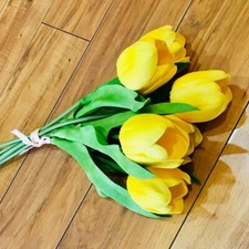 Farmhouse Faux flower bouquet wedding home decor cottage