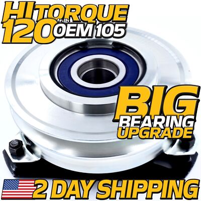 917-3389 HiTorque 120ftlb (OEM 105) PTO Clutch Fits Cub Cadet MTD White 717-3389