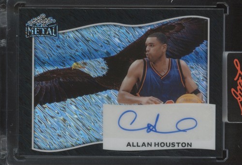 2025 Leaf Metal Bald Eagle Black Shimmer Allan Houston Auto Autograph 1/1