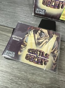 Castle Of Deceit CIB Nintendo Game NES Damaged Box Former Rental