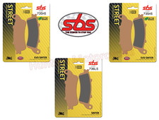 Honda CBR1100 XX Blackbird SBS Sintered Front & Rear Brake Pads for 3 x Discs