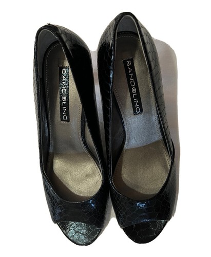 Bandolino shoes open toe with faux 