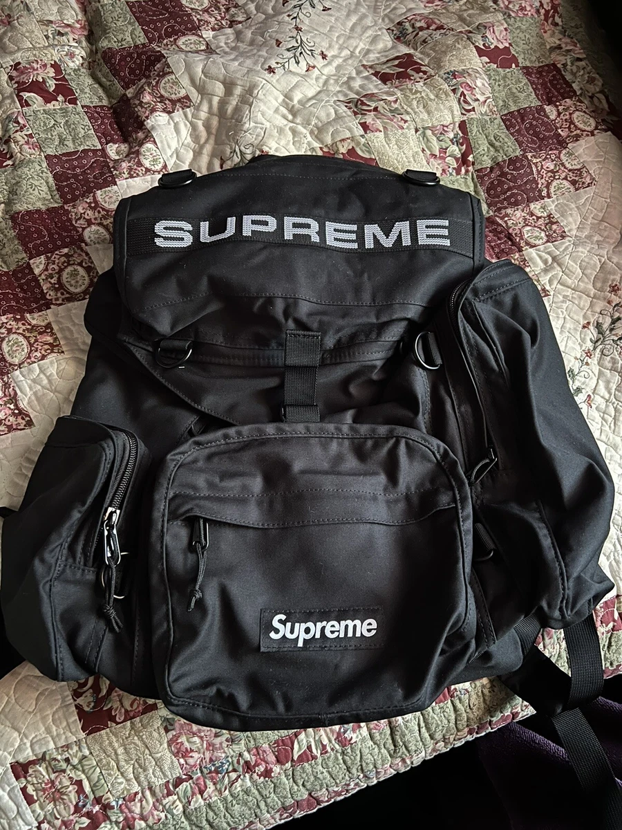 Supreme Field Backpack Black 2023