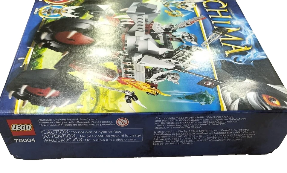 LEGO 70004 Legends of Chima Wakz Pack Tracker 2013 Wolves Tribe Sealed Box - Image 3 of 4