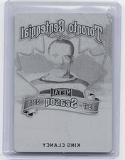 2016-17 Leaf Metal Hockey #TCS-07 King Clancy 1/1 Printing Plate