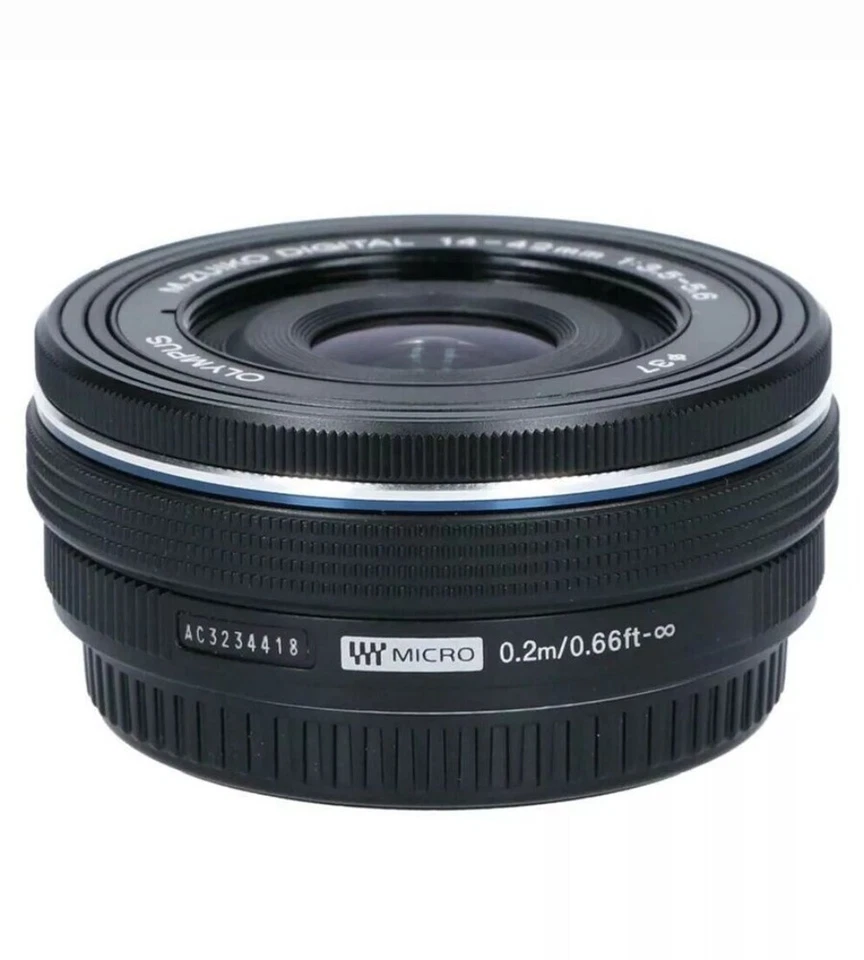 M.Zuiko 14-42mm f/3.5-5.6 EZ Lens for Olympus Panasonic M4/3 Mount Cameras Black - Image 4 of 4