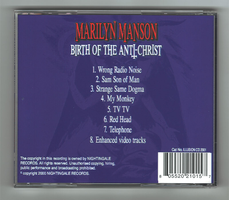 Marilyn Manson - Birth of the Anti-Christ (2001) for sale