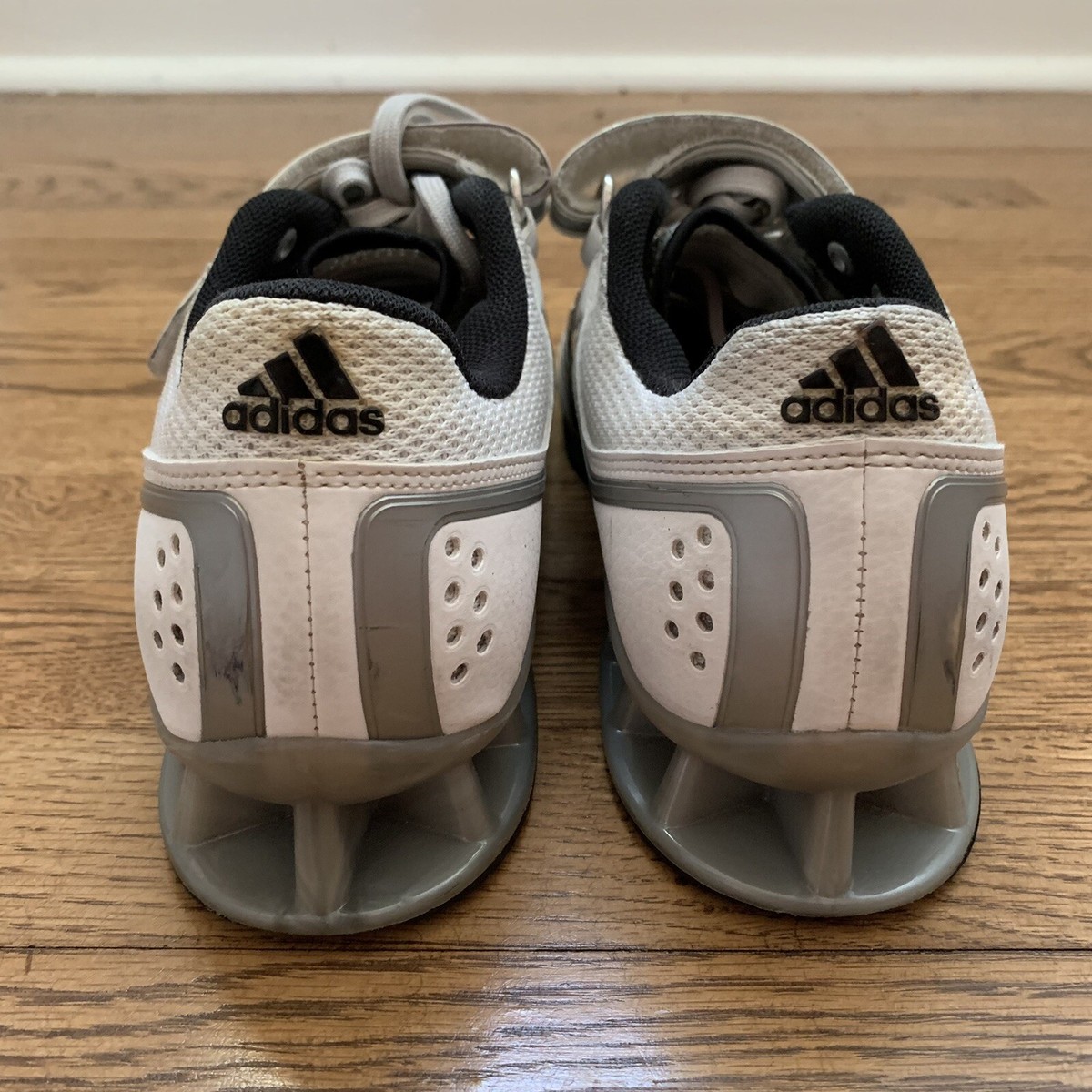 Adidas AdiPower Mens 10.5 Weightlifting Shoes White M25733 Strap Torsion System Buy adidas Performance Adipower Weightlifting Trainer Shoe  main image 3