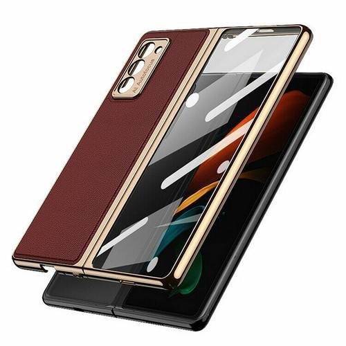 For Samsung Galaxy Z Fold 2 5G Fashion Luxury Flip Shockproof Phone Case Cover - Zdjęcie 14 z 18