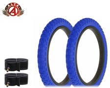 2 ALTA PERFORMANCE BICYCLE WIRE BEAD 16 x 2.125 BLUE COMP III BMX TREAD W/TUBES