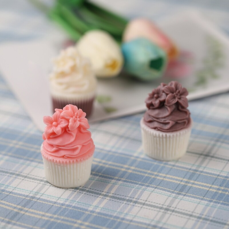 Cupcake Silicone Mold Epoxy Resin Casting Silicone Mold for Making-image