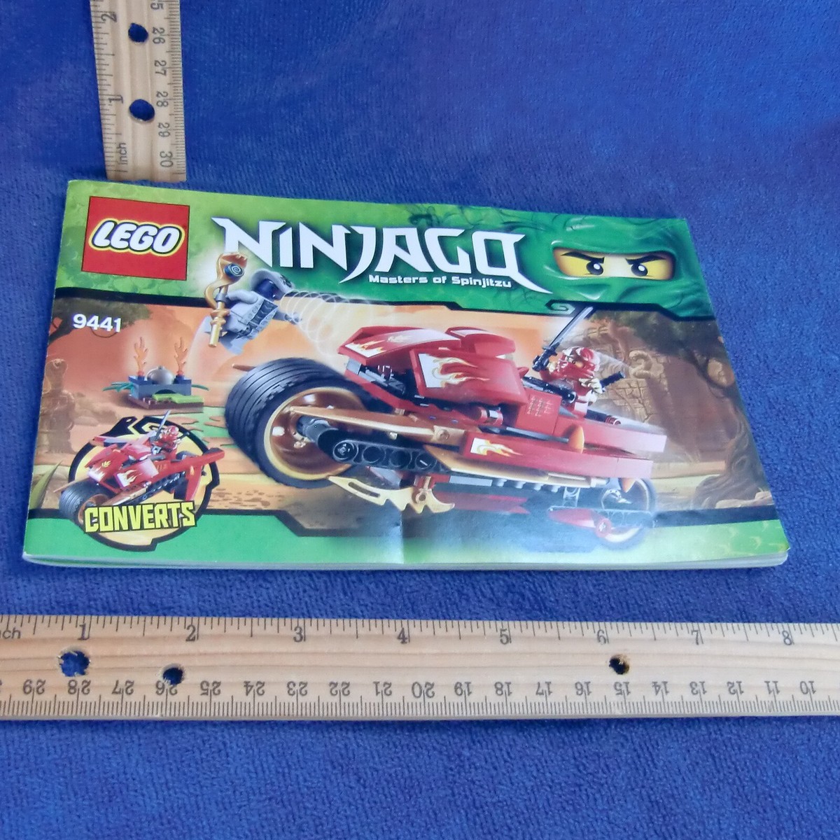 mam　フィギュアセット Lego NINJAGO 9441 Instructions ONLY Kai's Blade Cycle Manual Book