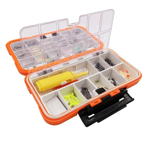 Waterproof Fishing Accessory Box Small Bait Box Hook Storage Box - Picture 3 of 13
