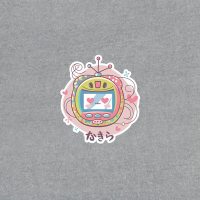 Kawaii Tamagotchi-Inspired Retro Virtual Pet Sticker, Cute 90s Nostalgia Gift #4