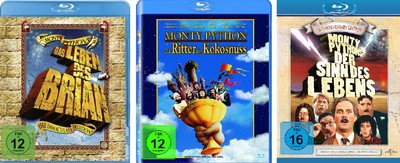 3 Blu-rays * MONTY PYTHON KLASSIKER COLLECTION SET - Terry Jones # NEU OVP +