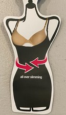 Self Expressions Shapewear Firm Control WYOB Full Slip 876 Black NWT