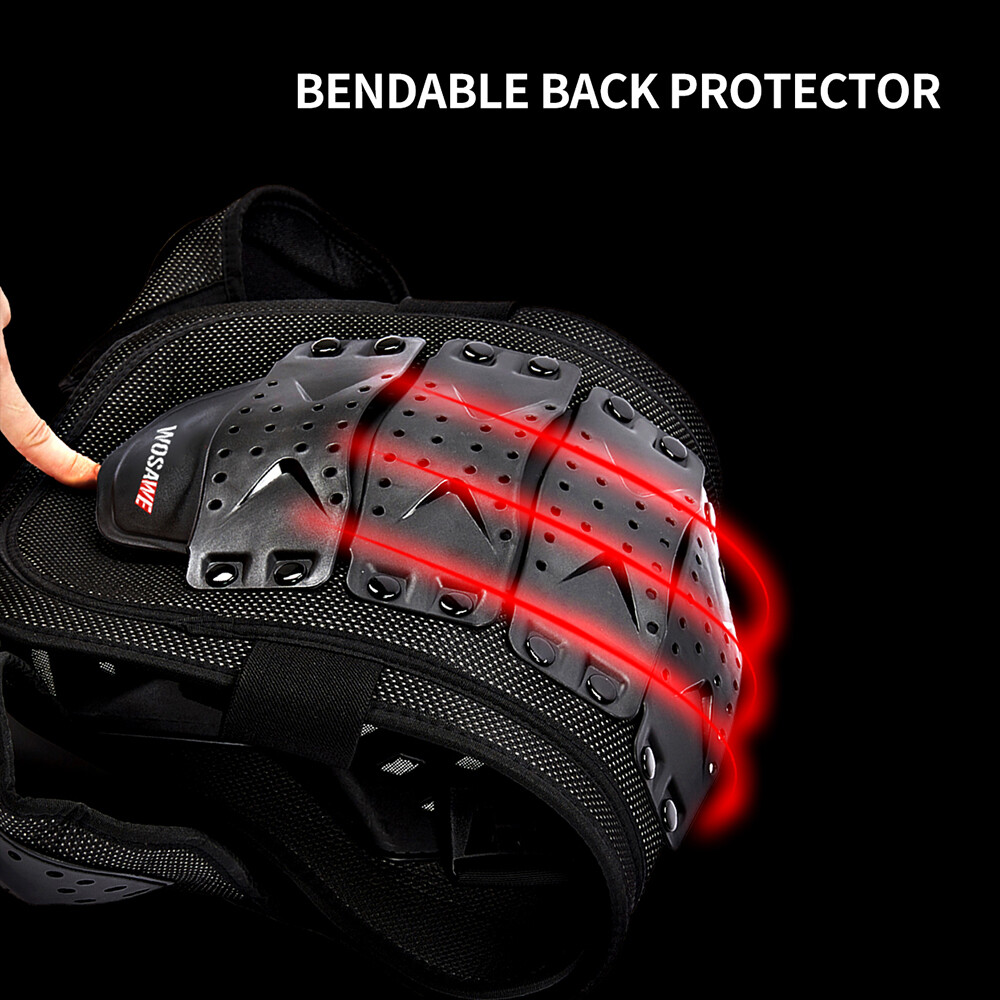 Set Protezioni Motociclista WOSAWE - Gomitiere, Ginocchiere E Spalline CE - Rimovibili E Traspiranti Per Moto E Sport - Foto 9