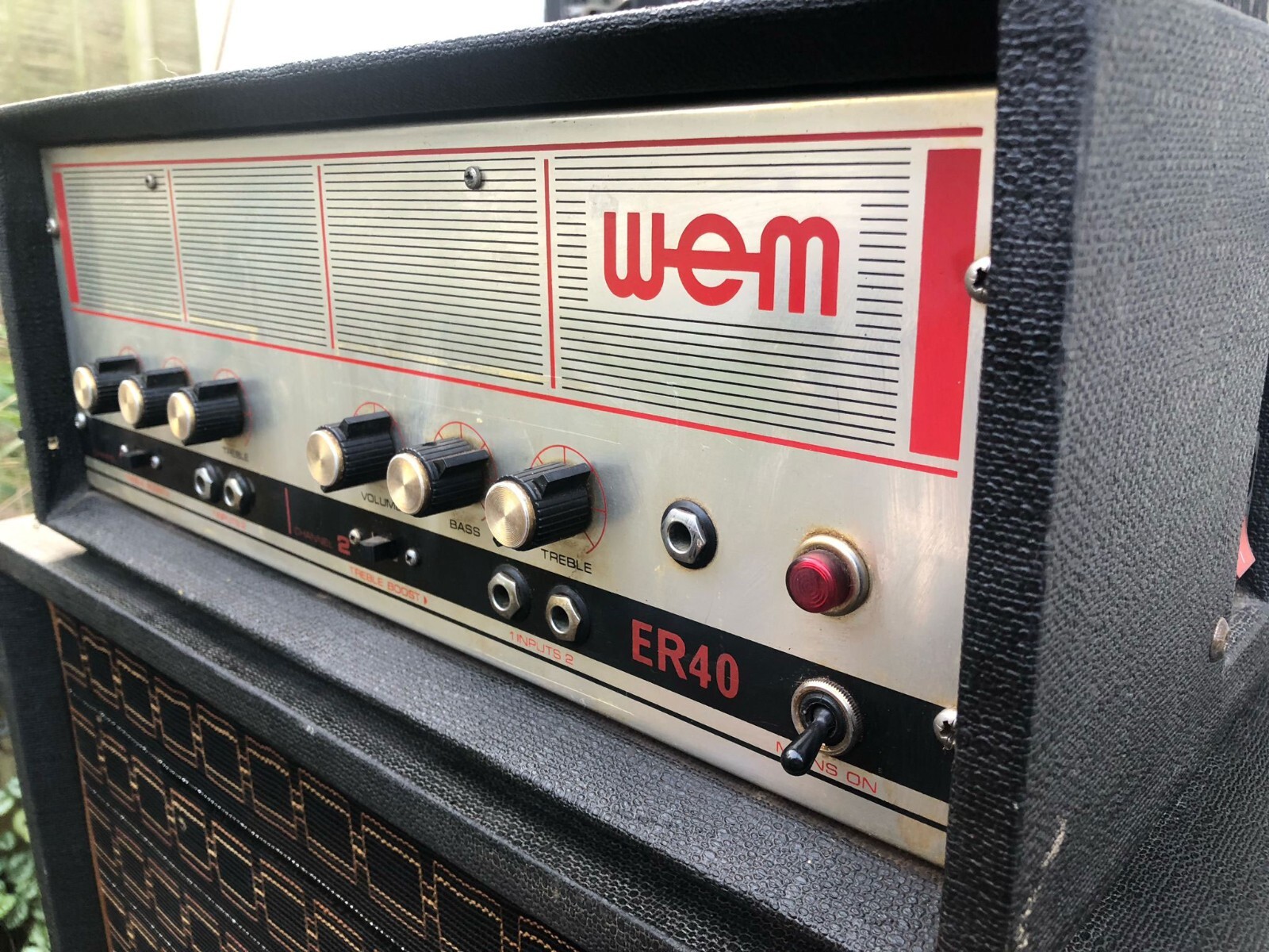 Vintage 1960's WEM (Watkins) ER40 Amplifier with WEM Super Dual 12 Cab