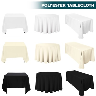 Esstischhussen 100% Polyester Geburtstag Party Tischdecken Hussen
