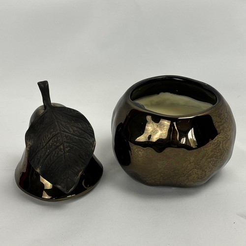 Michael Aram Vintage Sculptured 6.5" Metallic Pear Candle, READ - Picture 5 of 13
