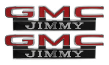 Trim Parts Diecast Front Fender Emblem Set 1971-1972 Gmc Jimmy Models Trim Parts Diecast Front Fender Emblem Set 1971-1972 Gmc Jimmy Models