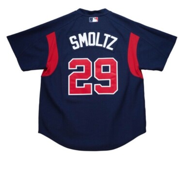 ウェア Jersey Tee BRAVES MLB MLB Mitchell & Ness Atlanta Braves #29 Baseball Jersey New