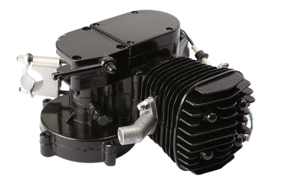 BRAND NEW 66cc 80cc 2-Stroke Gas Engine Motor For Bicycle BLACK I EN05 ...