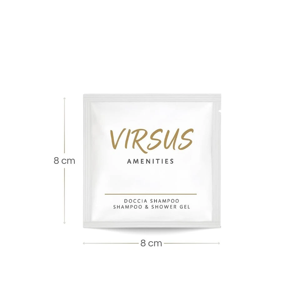 500 BUSTINE DOCCIA SHAMPOO da 10 ML - PRODOTTO DA BAGNO per ALBERGO B&B e HOTEL - Immagine 2 di 4