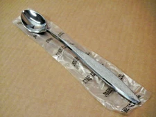 EKCO Eterna Corsair Stainless 8" Iced Tea Chevron Spoon Vintage New Japan