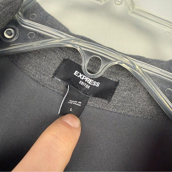 Express Editor Soft Structured Button Blazer - image 5