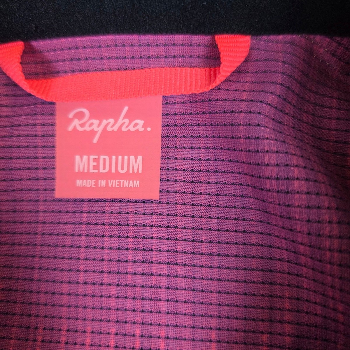 Rapha Womens Flyweight Jersey Purple Pink Cycling Top Size Medium