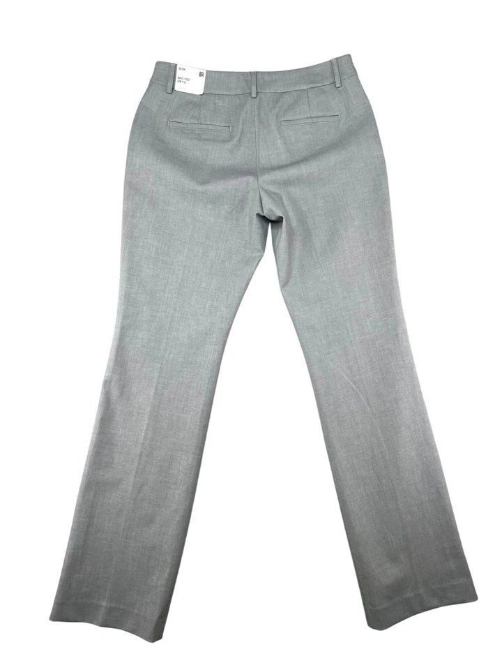 Pantalones elásticos de tiro bajo Express Editor Barely Boot para mujer talla 8R mezcla gris Foto 3 de 4