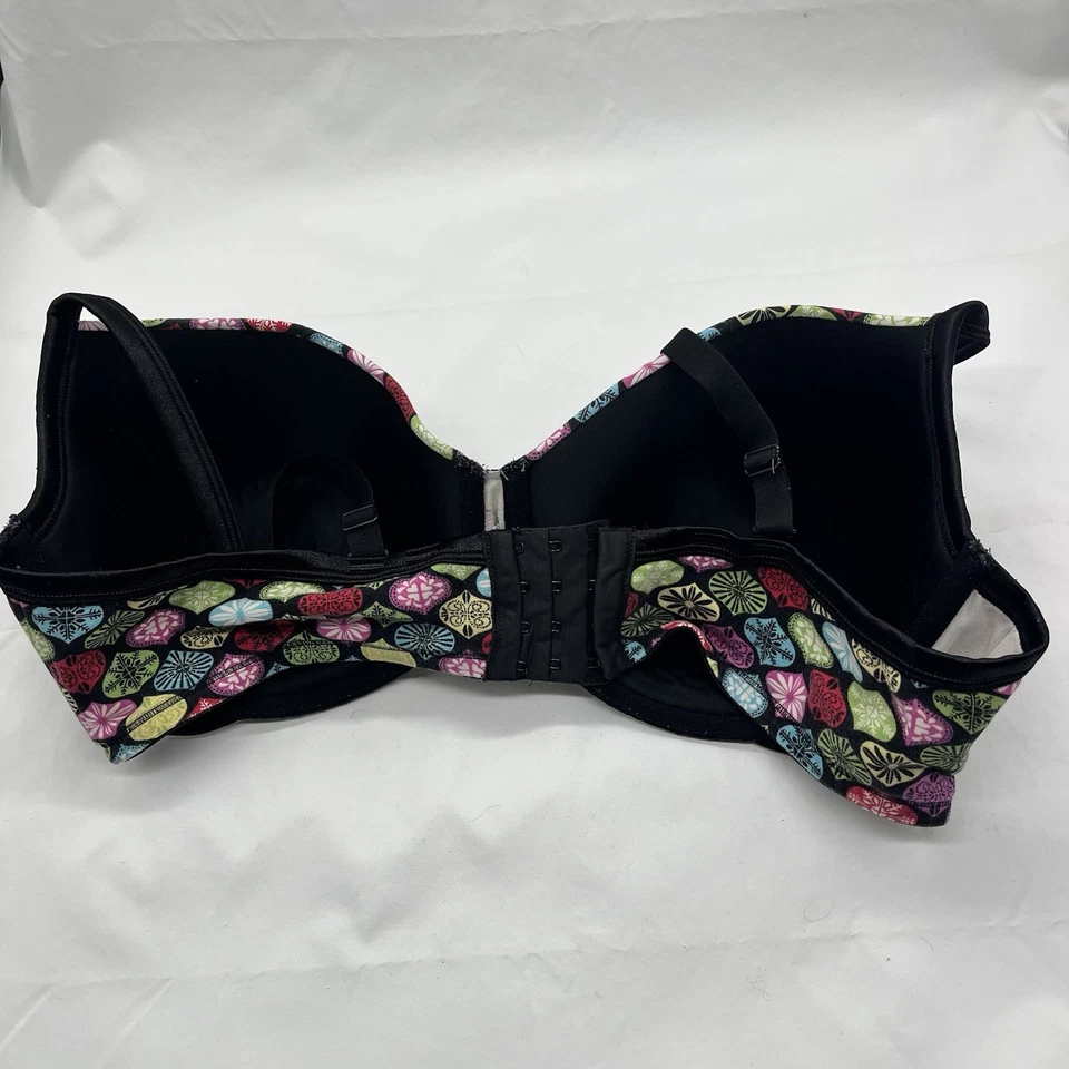 Sujetador Camiseta Algodón Adornos Vacaciones Cacique Lane Bryant 42 DDD Multicolor Foto 4 de 4