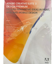 Adobe Creative Suite 3 Design Premium Win PC CS3 retail NEW Sealed