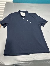 NWT Nautica Navtech Classic Fit Mens Performance Polo Navy Blue 2XL