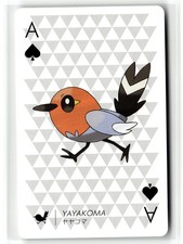 Pokemon XY Playing Card Fletchling Ace of Spades Yayakoma Yveltal 2013 Japan