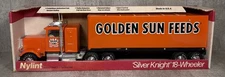 Vintage Nylint Golden Sun Feeds Silver Knight Semi Truck Pressed Steel