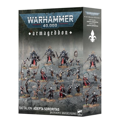 #ad #ad NEW Armageddon Battalion: Adepta Sororitas Warhammer 40K SEALED $129.95