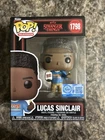Funko POP! Lucas Sinclair 1798 Exclusive Tv Netflix Stranger Things BOX DAMAGE